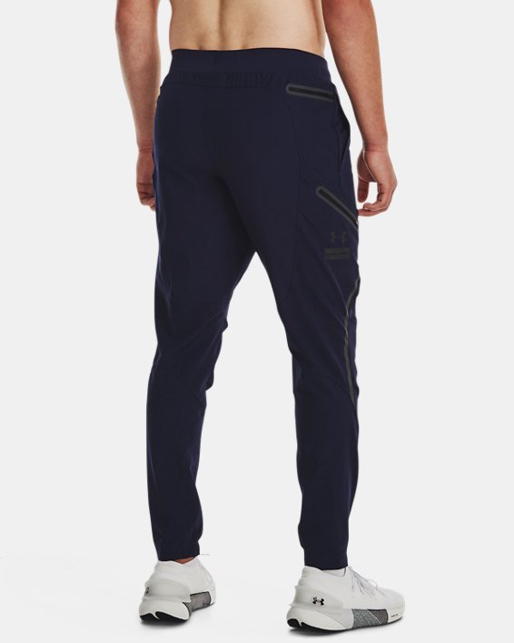 Men's UA Unstoppable Cargo Pants in Blue image number 1